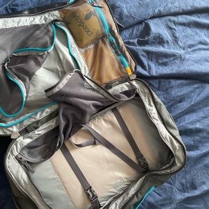 Cotopaxi carryon backpacking luggage- never used- tag still on + accessories